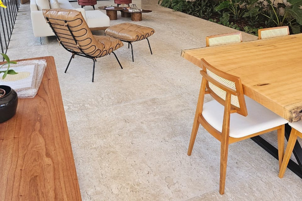 Piso Travertino Levigado